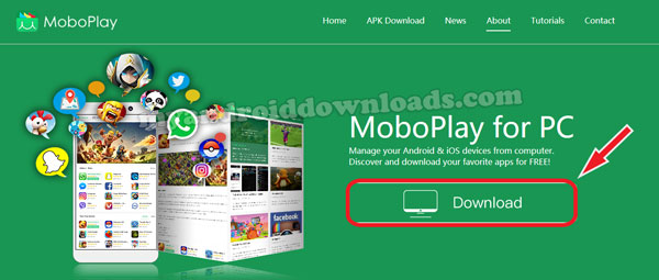 طريقة تحميل Mobo play للكمبيوتر