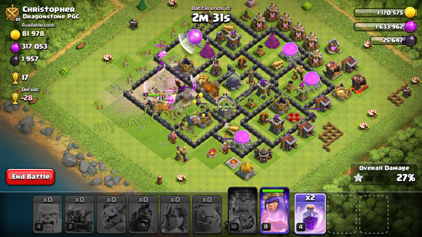 الهجوم على قرية clash of clans اخر اصدار 2021