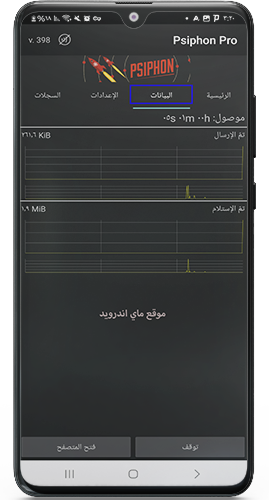 تتبع كافة العمليات واستخدام برنامج فتح المحجوبp