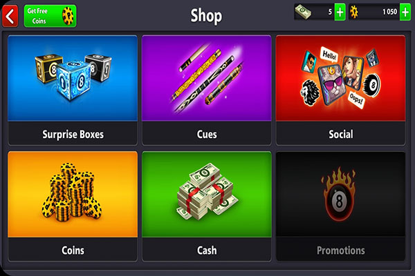 افضل الأدوات من متجر 8 ball pool مجانا الاصلية