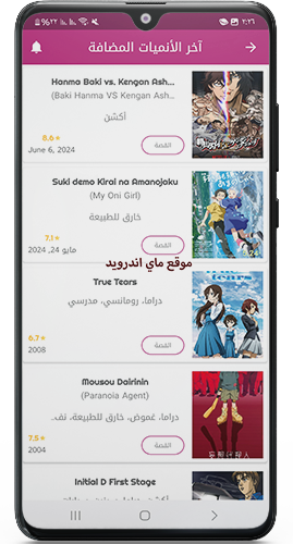 أحدث الانمي المضافة في انمي فاي اخر تحديث