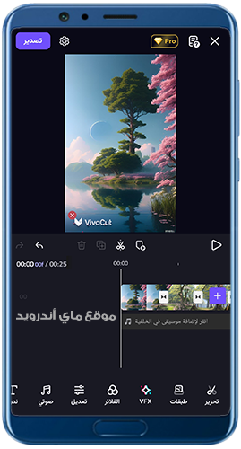 خيارات عديدة للتعديل على الفيديو