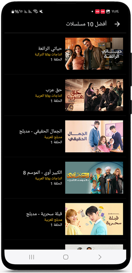 أشهر 10 مسلسلات عالمياً في برنامج فيو اخر اصدار