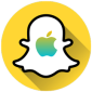 تنزيل سناب شات بخط وايموجي ايفون