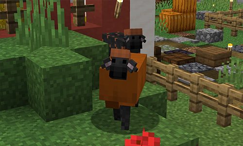 اللون البني للأغنام في ماين كرافت