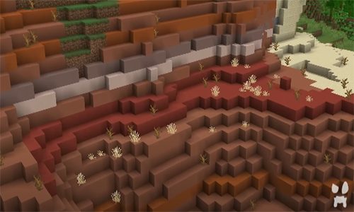الشجيرات في الكتل لماين كرافت الجديدة