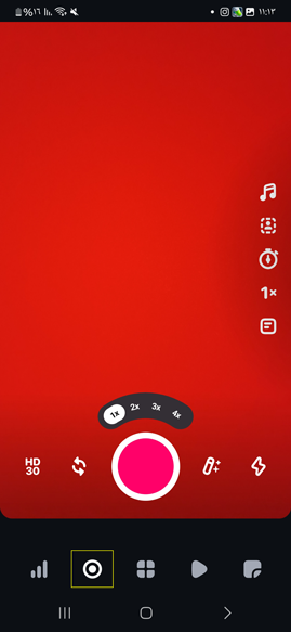 تصوير فيديو احترافي في برنامج Edits انستقرام