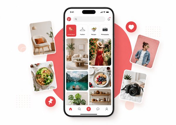 تطبيق Pinterest عربي صور مميزة احترافية