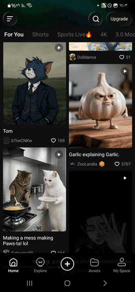 قوالب جاهزة في برنامج كلينج ai