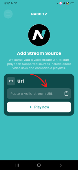 أدخل كود تفعيل برنامج نادو تيفي APK
