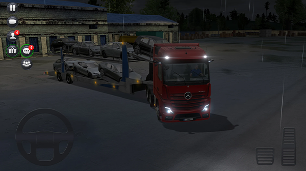 رحلات طويلة بين أكثر من وجهة في Truck Simulator مجاناً