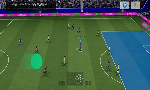 المشاركة في الأحداث والمباريات ضد لاعبين آخرين.