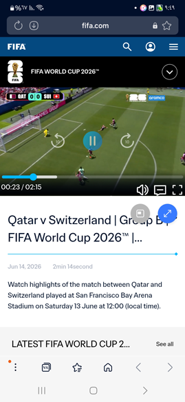 مشاهدة مباراة كأس العالم بدون اعلانات في forza apk