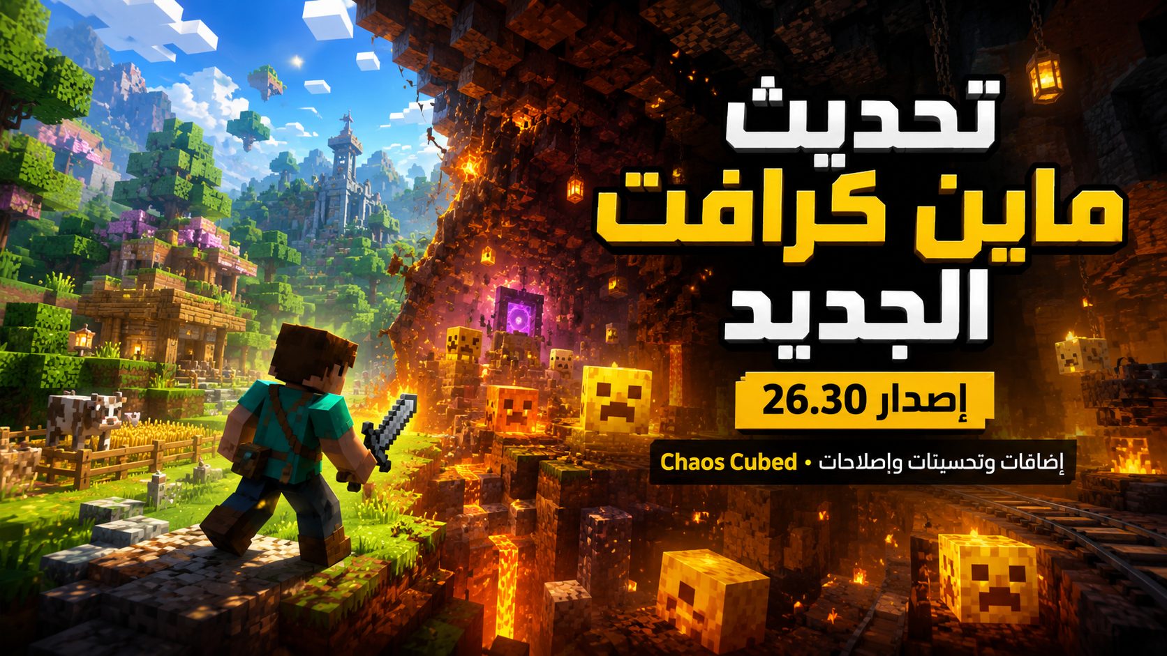 تحديث ماين كرافت اخر اصدار 1.26.30.5