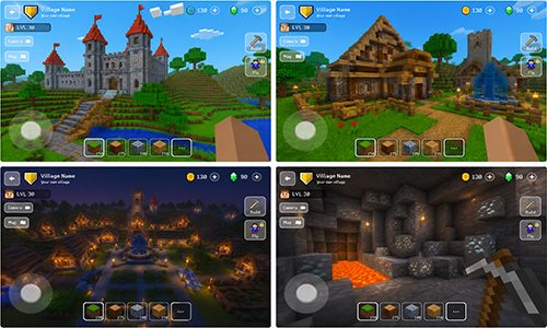 افكار البناء الجديدة في لعبة block craft 3D