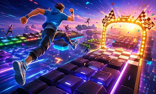 تحقيق الهدف في لعبة keyboard escape 
